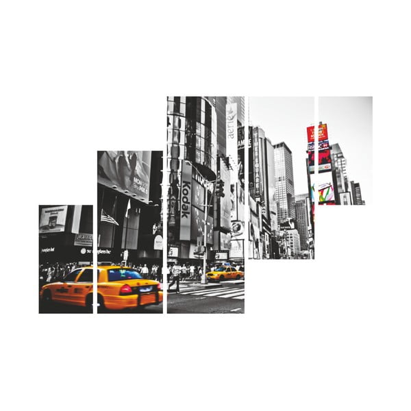 5-częściowy obraz Times Square