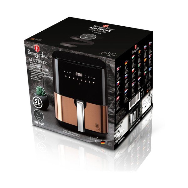 Frytkownica beztłuszczowa w kolorze złota Black Rose Collection – BerlingerHaus-image-4