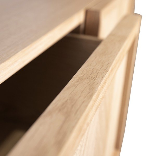 Konsola w dekorze dębu 38x150 cm Herringbone – Hübsch-image-4