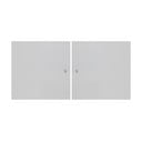 Białe drzwiczki do modułowych systemów półek 2 szt. 32x33 cm Mistral Kubus – Hammel Furniture