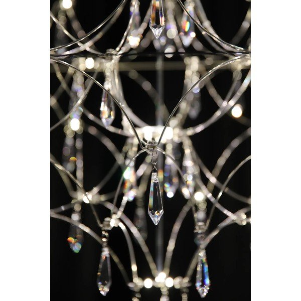 Lampa wisząca LED w kolorze srebra ø 80 cm Efesos – Markslöjd-image-2