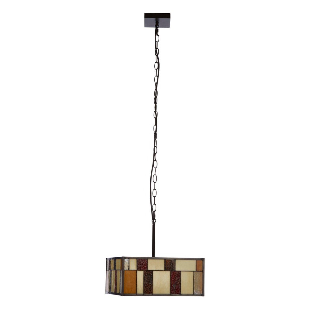 Metalowa lampa wisząca ze szklanym kloszem Waldorf – Premier Housewares (zdjęcie 7)