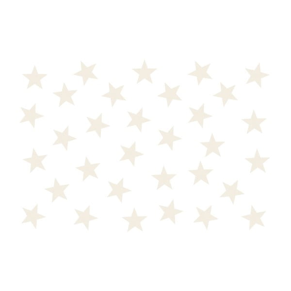 Tapeta dziecięca z włókniny 400 cm x 280 cm Beige Stars – Artgeist