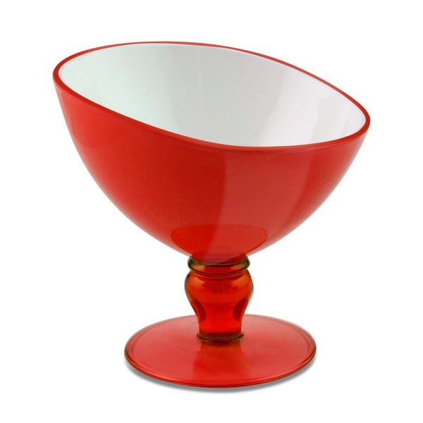 Czerwony pucharek deserowy Vialli Design Livio, 180 ml
