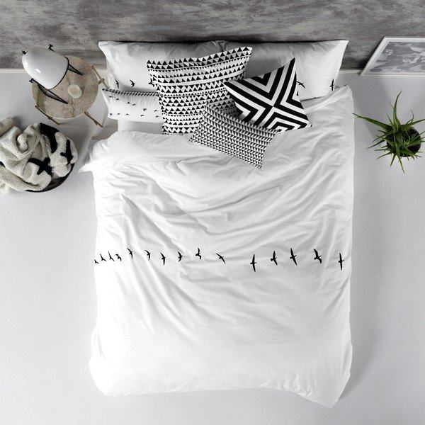 Bawełniana poszwa na kołdrę Blanc Trip, 200x200 cm-image-2