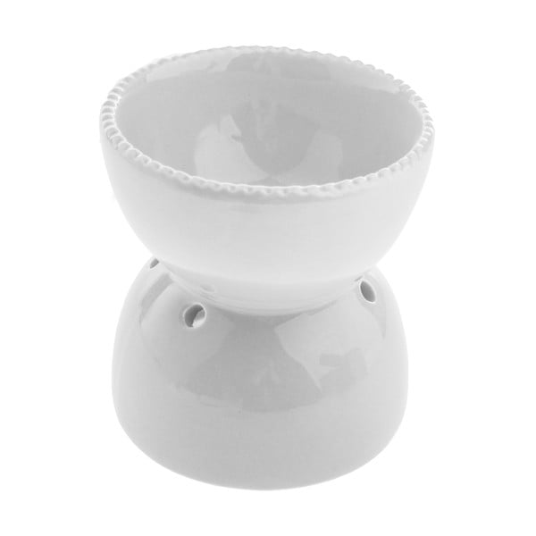 Biała ceramiczna lampka aromatyczna Dakls, wys. 11,5 cm