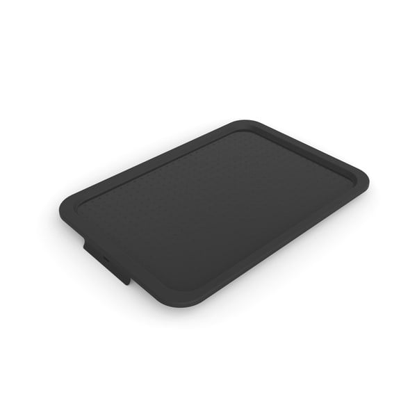 Czarna plastikowa pokrywa do pojemnika 57x39x3 cm Albris – Rotho