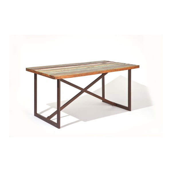Stół do jadalni z litego drewna Interlink Colori