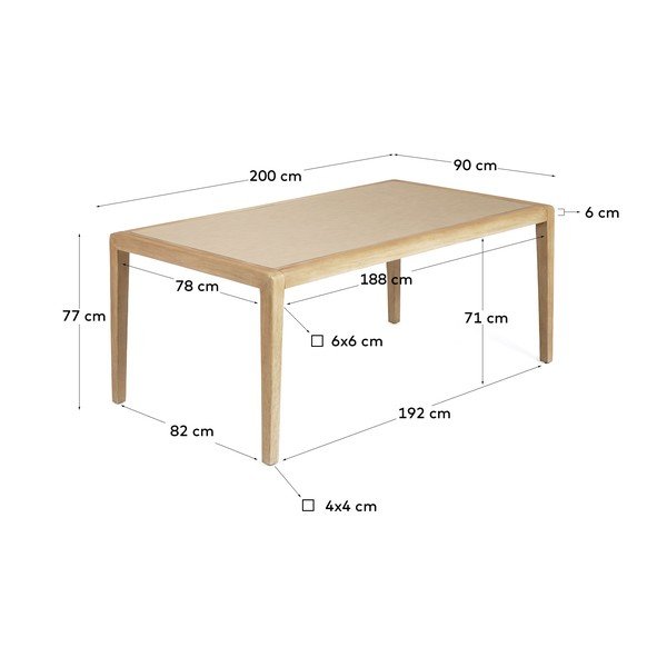 Stół 90x200 cm Better – Kave Home-image-2