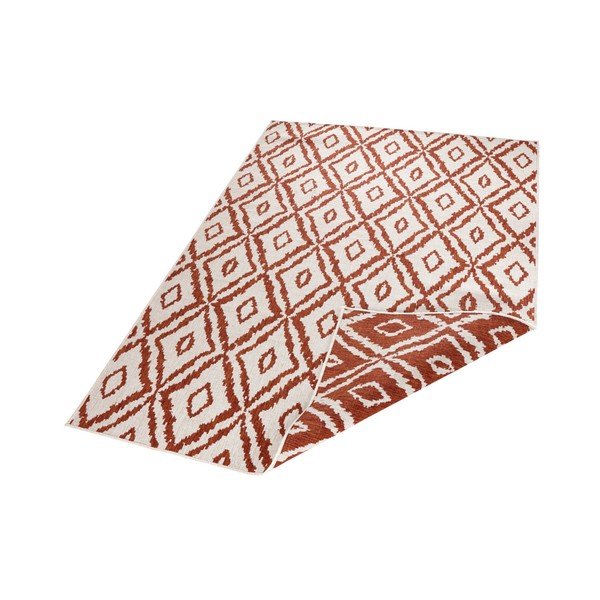 Czerwono-biały chodnik dwustronny odpowiedni na zewnątrz NORTHRUGS Rio, 80x150 cm-image-2