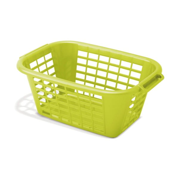 Zielony kosz na pranie Addis Rect Laundry Basket, 40 l