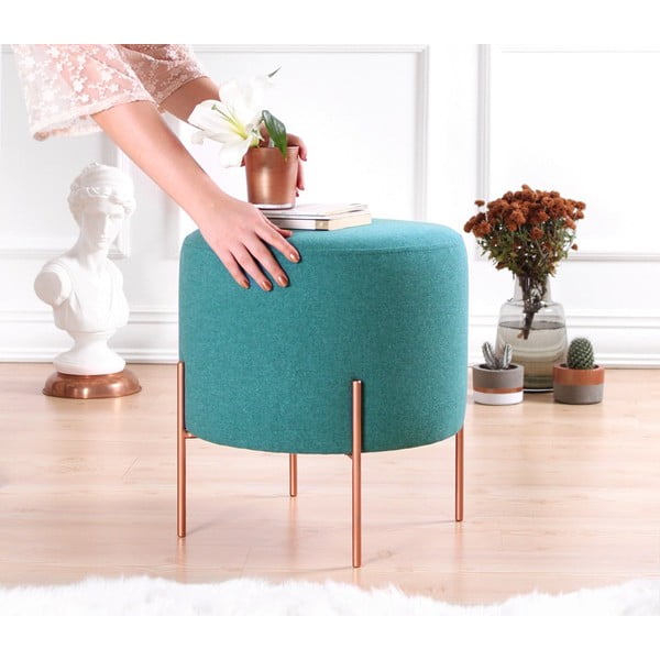 Niebieski puf Copper – Artie-image-2