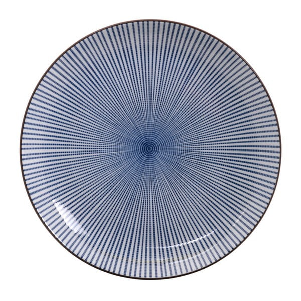 Niebieski talerz porcelanowy Tokyo Design Studio Yoko, ø 21 cm