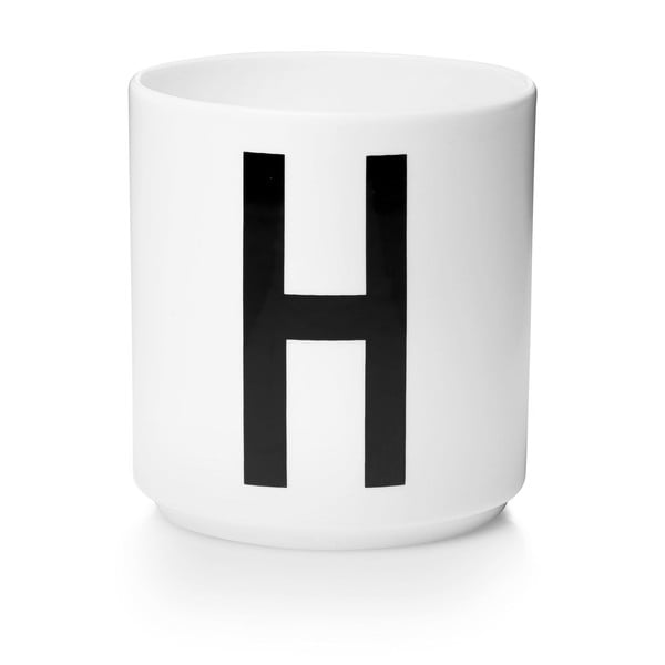Biały porcelanowy kubek Design Letters Personal H