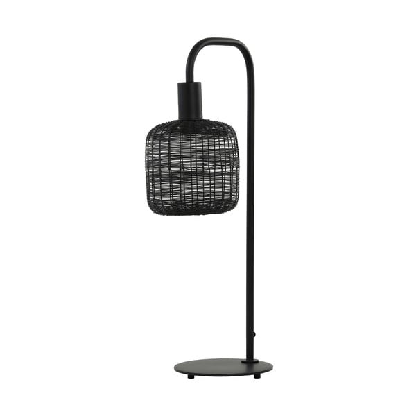 Czarna lampa stołowa (wysokość 58 cm) Lekang – Light & Living