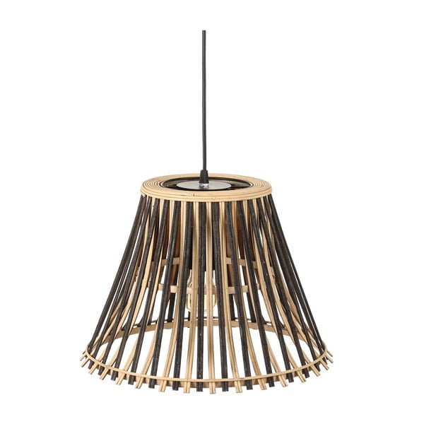 Lampa wisząca z bambusu Tropicho, ⌀ 38 cm
