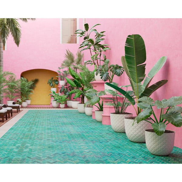 Doniczka z plastiku z recyklingu ø 30 cm Havana – Artevasi-image-1