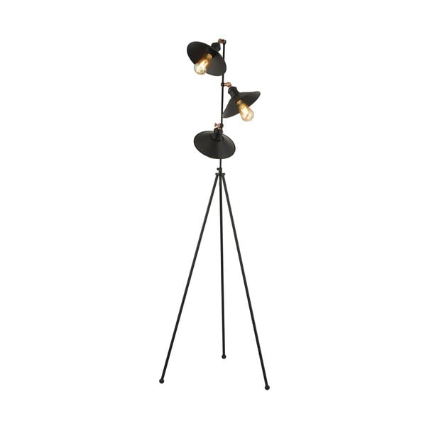 Czarna lampa stojąca Bowl − Magenta Home