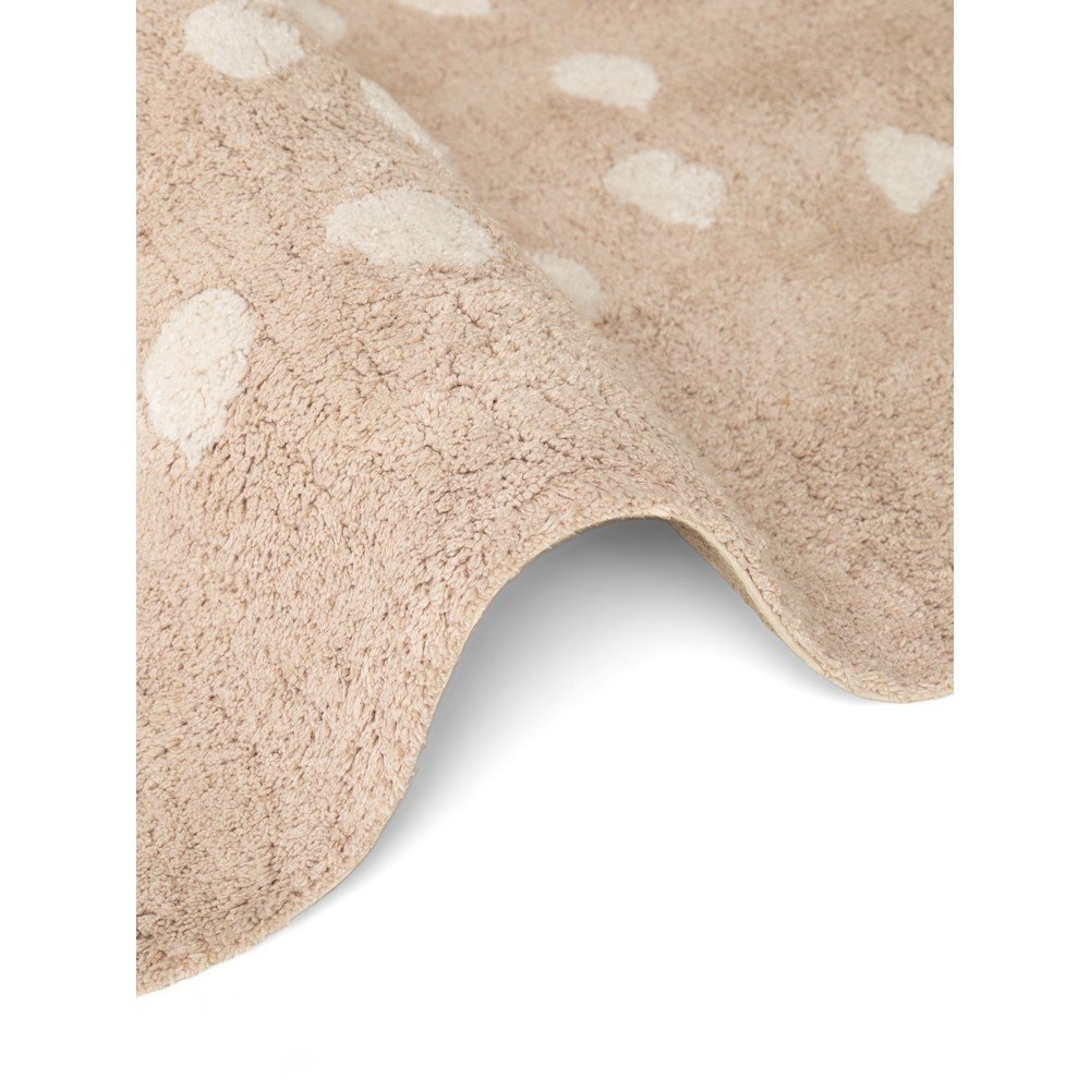 Beżowy bawełniany dywan dziecięcy odpowiedni do prania/tkany ręcznie 120x152 cm Snuggle Pucki – Hanse Home (zdjęcie 8)