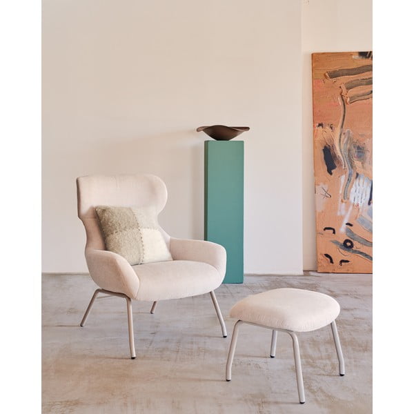 Beżowy puf Belina – Kave Home-image-4