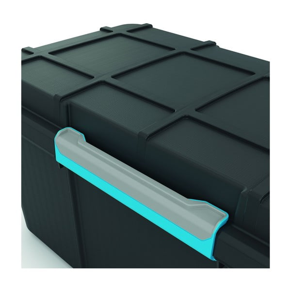 Czarny plastikowy pojemnik z pokrywką 73,5x44,5x46 cm Scuba Box – KIS-image-1