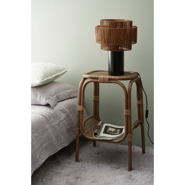 Rattanowy okrągły stolik ø 41 cm Magnolia – Ellos Home-image-1