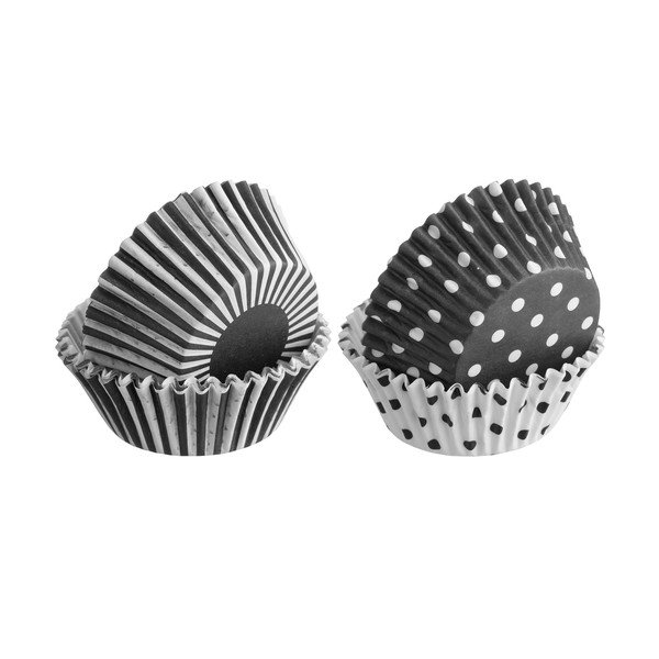 Zestaw 100 papierowych papilotek na muffiny Mason Cash Monochrome
