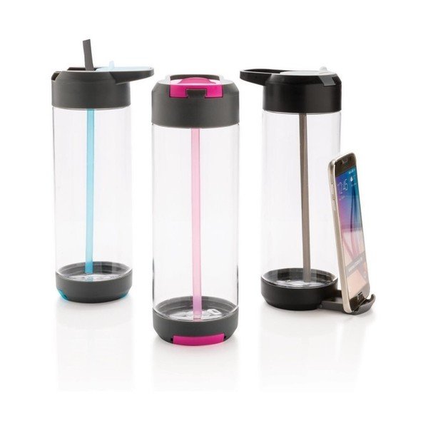 Niebieska butelka z uchwytem na telefon XD Design, 700 ml-image-3