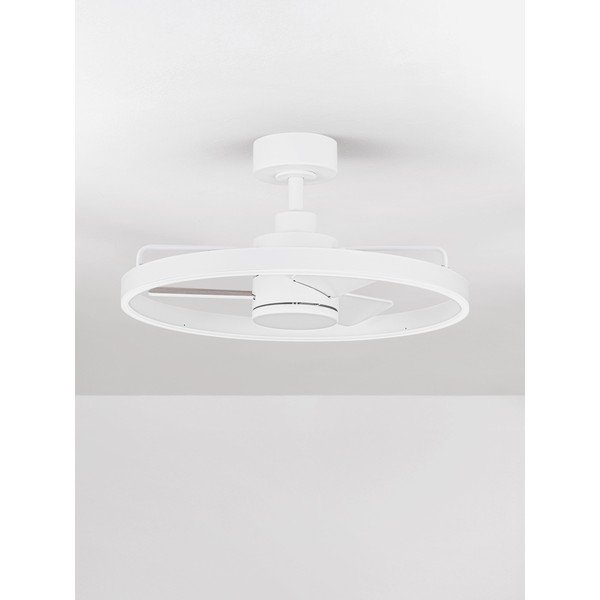 Biała metalowa lampa sufitowa LED ze ściemniaczem Lunair – Nova Luce-image-4