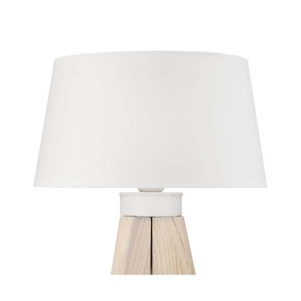 Biała lampa stołowa − LAMKUR-image-4
