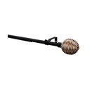 Metalowy regulowany karnisz 200 - 350 cm Theta – SP TREND