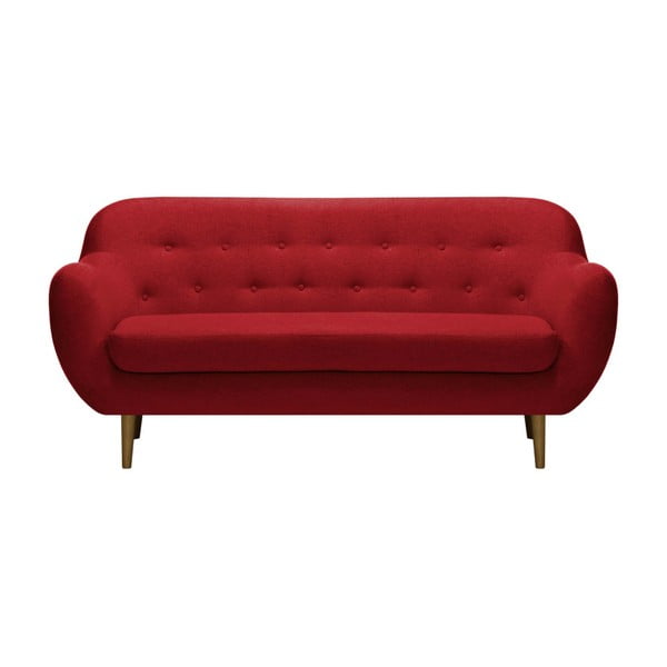 Czerwona sofa Vivonita Gaia, 192 cm