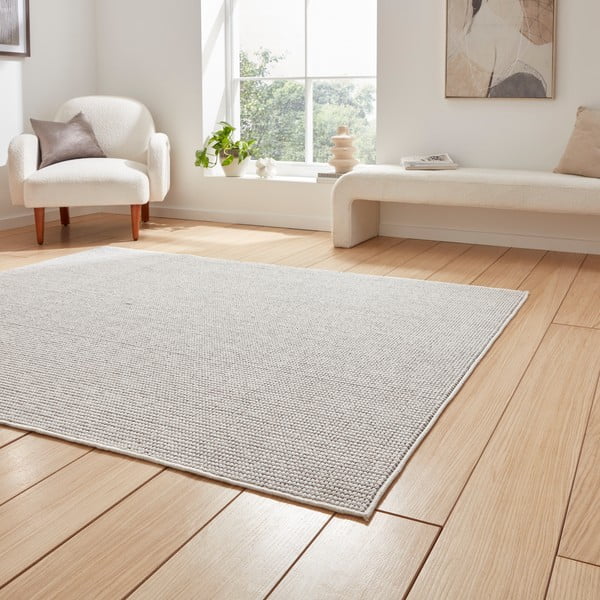 Kremowy dywan 160x230 cm Boucle – Think Rugs-image-2