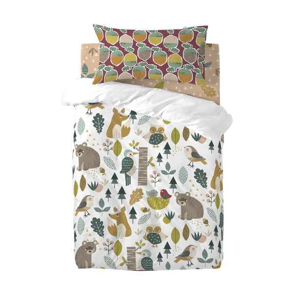 Dziecięce bawełniane prześcieradło Moshi Moshi Harvestwood, 70x140 cm-image-4