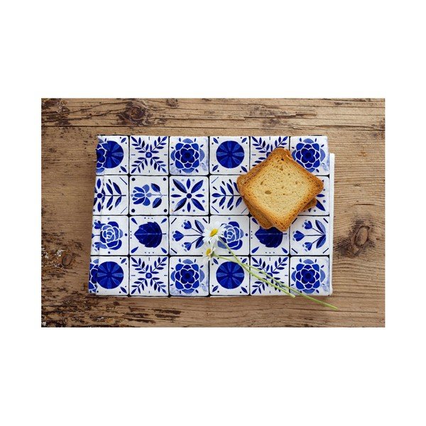 Komplet 3 ścierek kuchennych Surdic Mediterranean Tiles-image-2