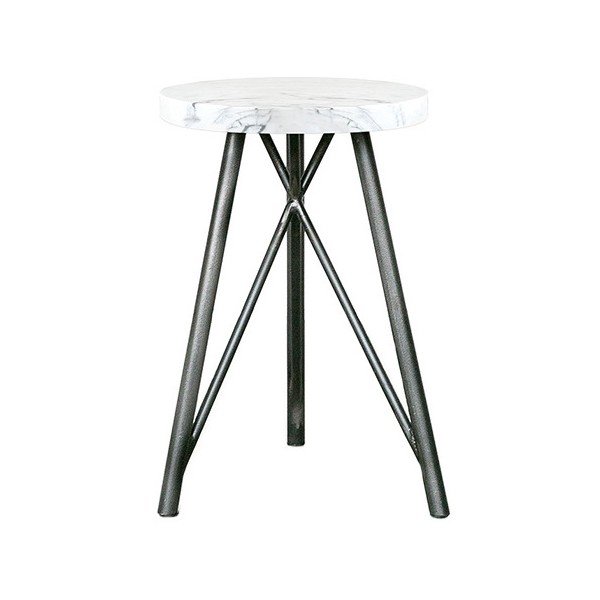 Taboret NUTSANDWOODS Marble, średnica 30 cm