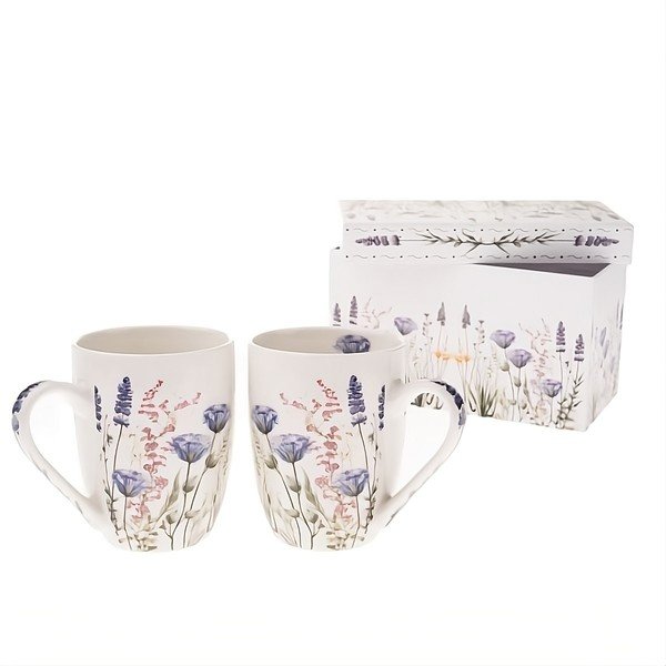 Białe porcelanowe kubki zestaw 2 szt. 350 ml – Dakls