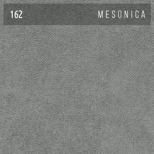 Szare tapicerowane łóżko dwuosobowe ze stelażem 160x200 cm Alano – MESONICA-image-4