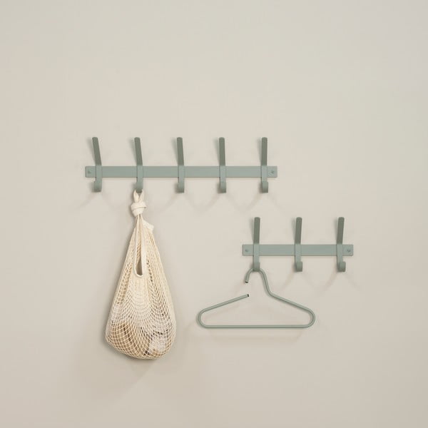 Szarozielony metalowy wieszak ścienny 70 cm Dexter – Spinder Design-image-1