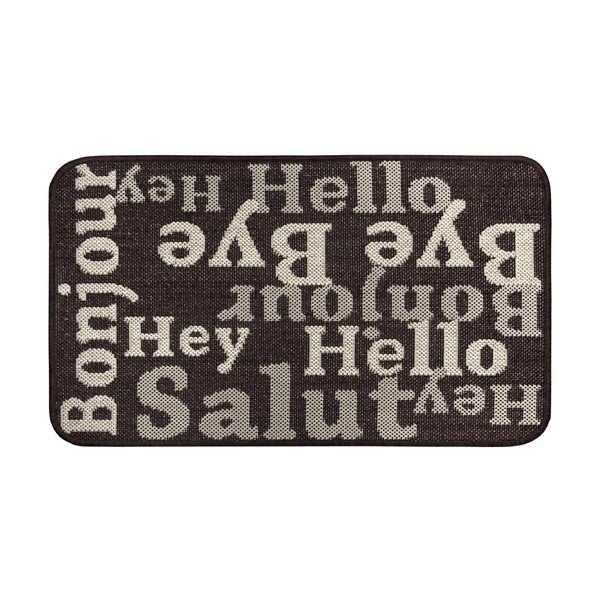 Brązowa wycieraczka Hanse Home Weave Bonjour, 50x80 cm