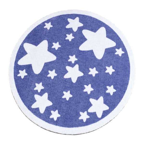 Fioletowy dywan dziecięcy Zala Living Star, ⌀ 100 cm