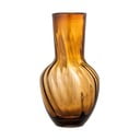 Brązowy szklany ręcznie wykonany wazon (wysokość 27 cm) Saiqa – Bloomingville