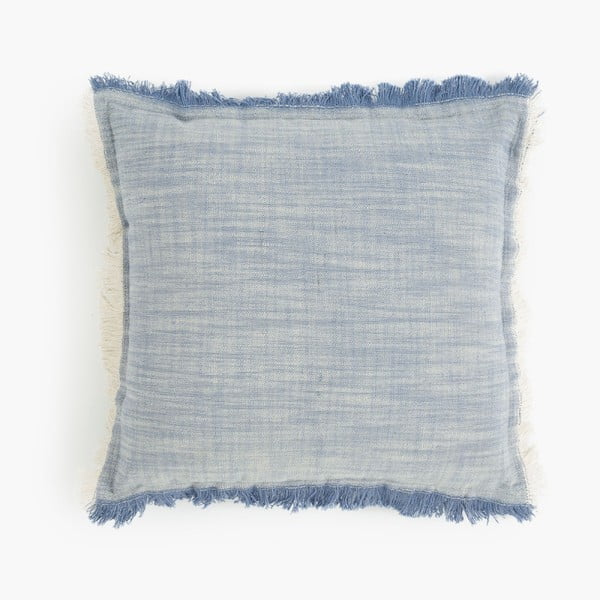 Niebieska poszewka na poduszkę Nest, 80x80 cm