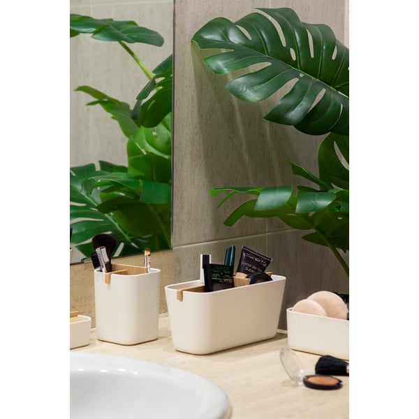 Biały organizer łazienkowy Compactor Ecologic, 8,4x7,8 cm-image-1