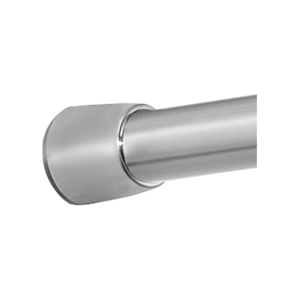 Metalowy teleskopowy drążek na zasłonę prysznicową iDesign Forma, 127 - 221 cm-image-3