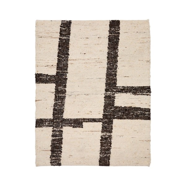 Kremowy wełniany dywan dwustronny 160x230 cm Hadin – Kave Home