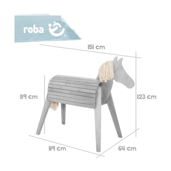 Konik ogrodowy dla dzieci – Roba-image-3