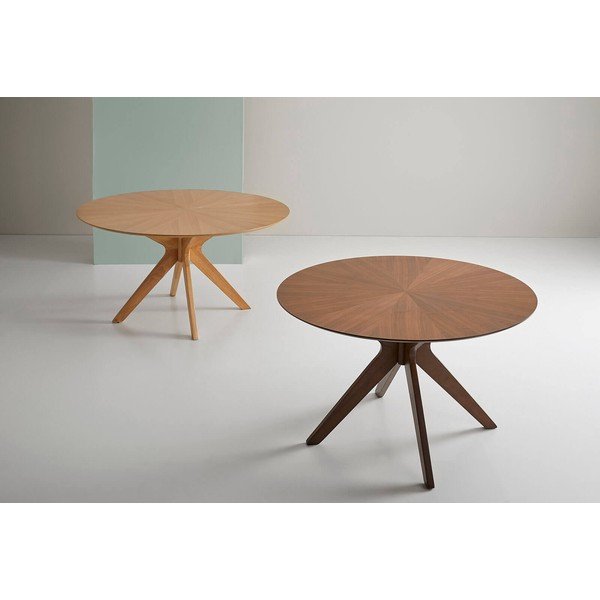 Stół w dekorze drewna orzechowego sømcasa Carmel, ⌀ 120 cm-image-1
