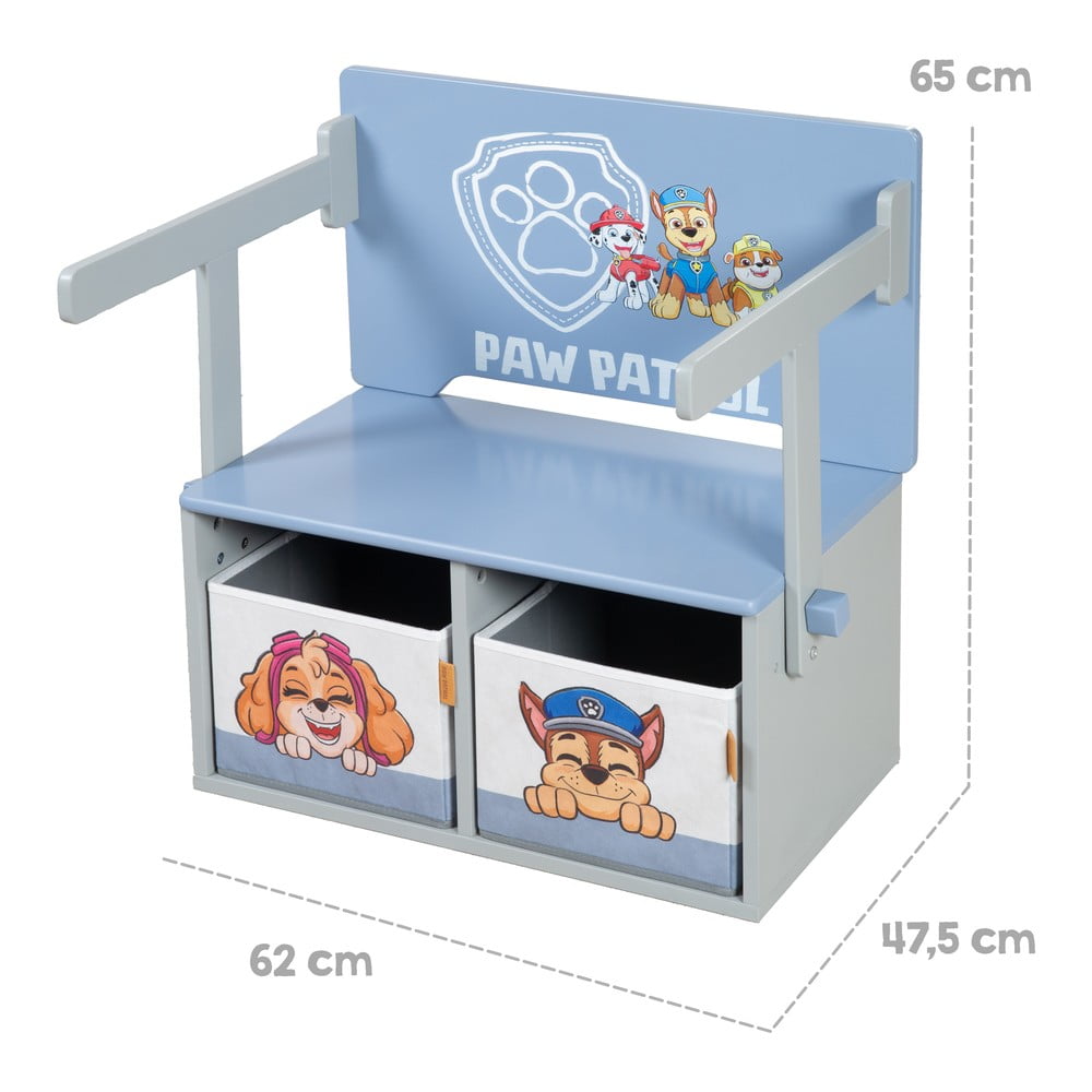 Niebieska ławka dziecięca Paw Patrol – Roba (zdjęcie 8)