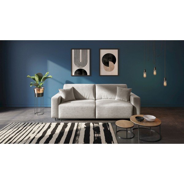 Kremowa rozkładana sofa 237 cm Hesto – Ghado-image-1